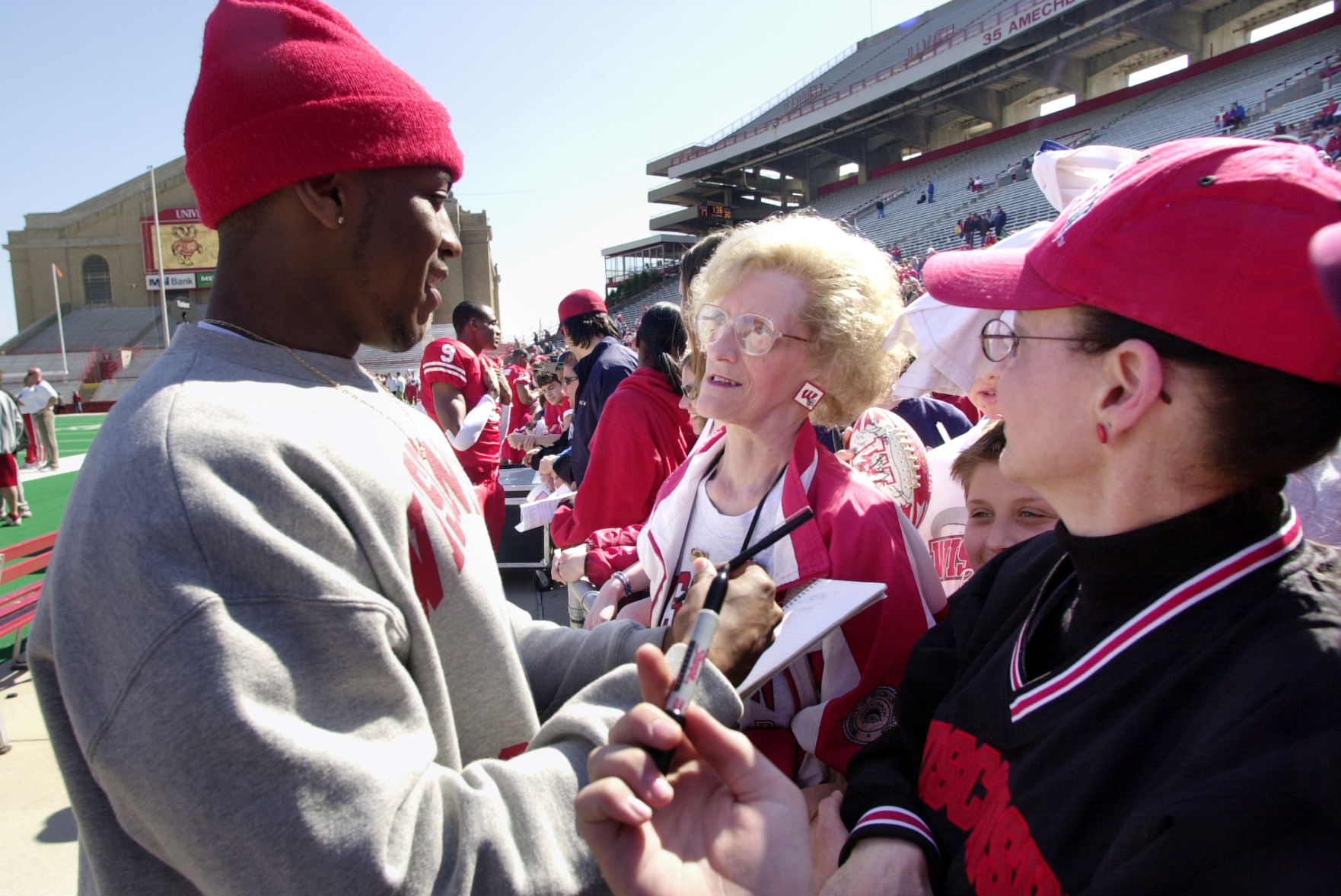 Spring Game: Lee Evans